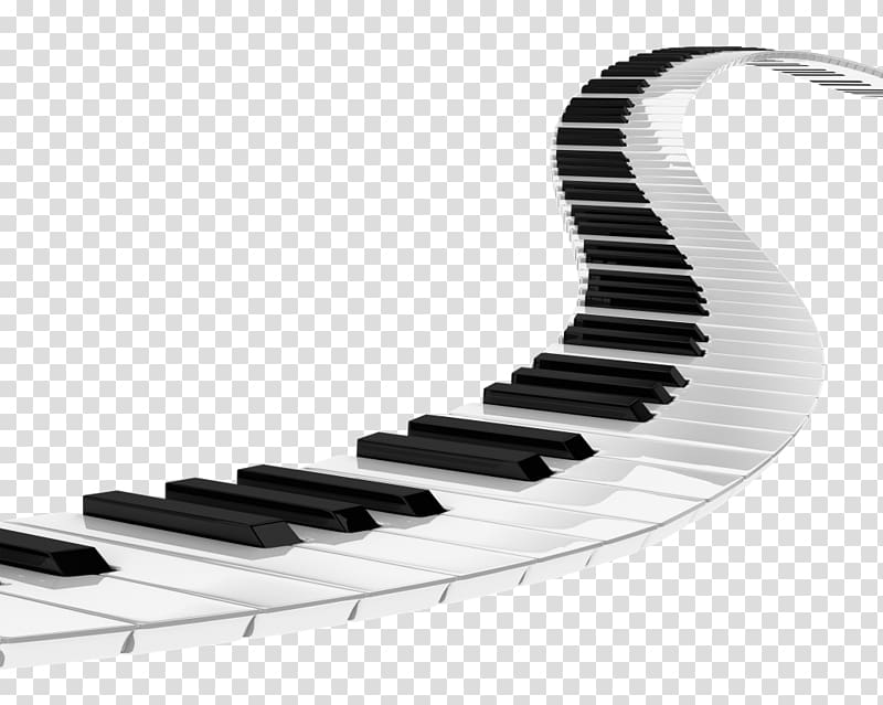 piano keyboard illustration, Musical keyboard Piano , piano cartoon transparent background PNG clipart