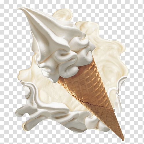 Ice Cream Cones Frozen dessert, soft transparent background PNG clipart
