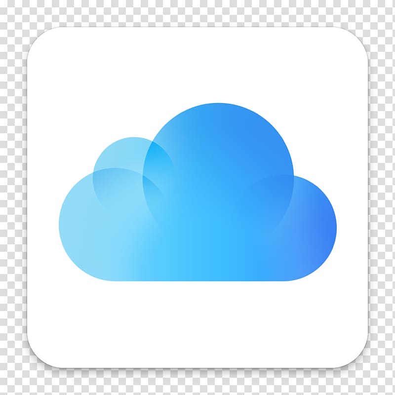 blue cloud illustration, iCloud iOS Apple Mail Calendar, Icons Icloud transparent background PNG clipart
