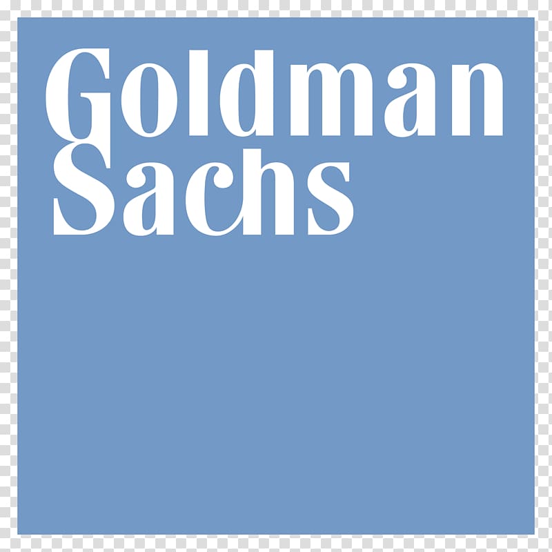 blue background with Goldman Sachs text overlay, Goldman Sachs Logo Investment banking Security Business, Goldman Sachs Logo transparent background PNG clipart