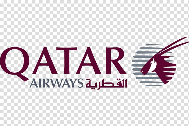 Qatar Airways Logo Aviation Airline, qatar airways logo transparent background PNG clipart