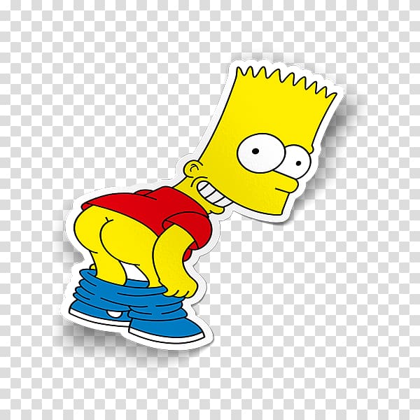 Bart Simpson Sticker Cartoon VKontakte, Bart Simpson, angle, text