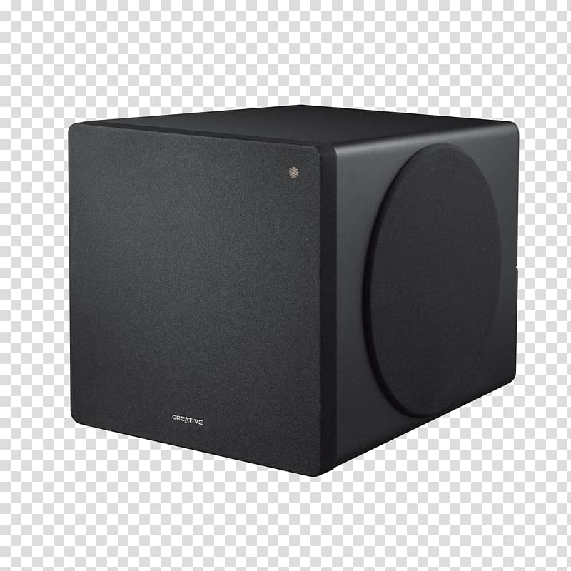 Subwoofer Computer speakers Sound box Loudspeaker, creative panels transparent background PNG clipart