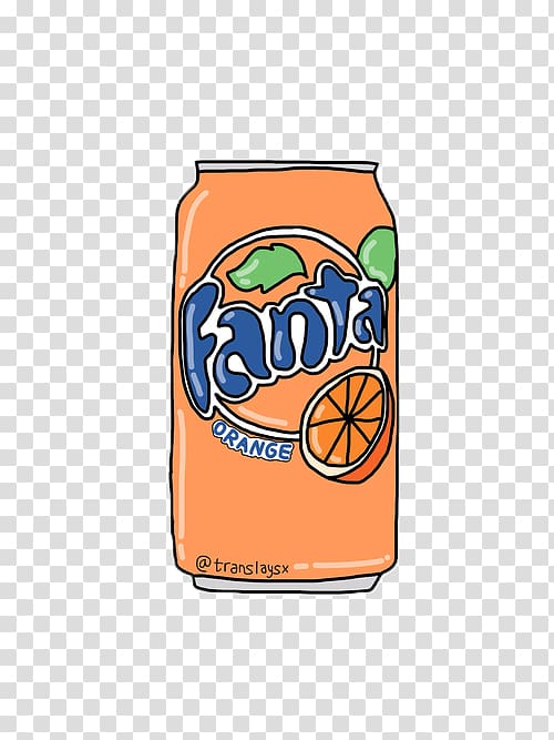 Fanta Fizzy Drinks Coca-Cola Drawing Orange, coca cola transparent background PNG clipart