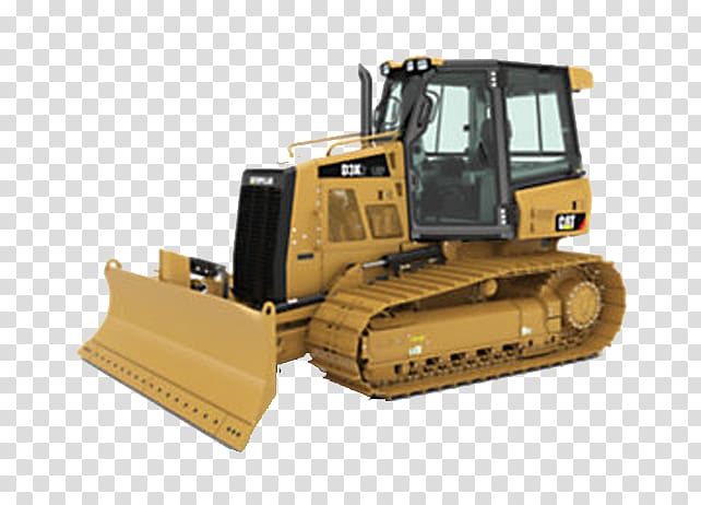 Caterpillar Inc. Bulldozer Heavy Machinery Backhoe Skid-steer loader, bulldozer transparent background PNG clipart