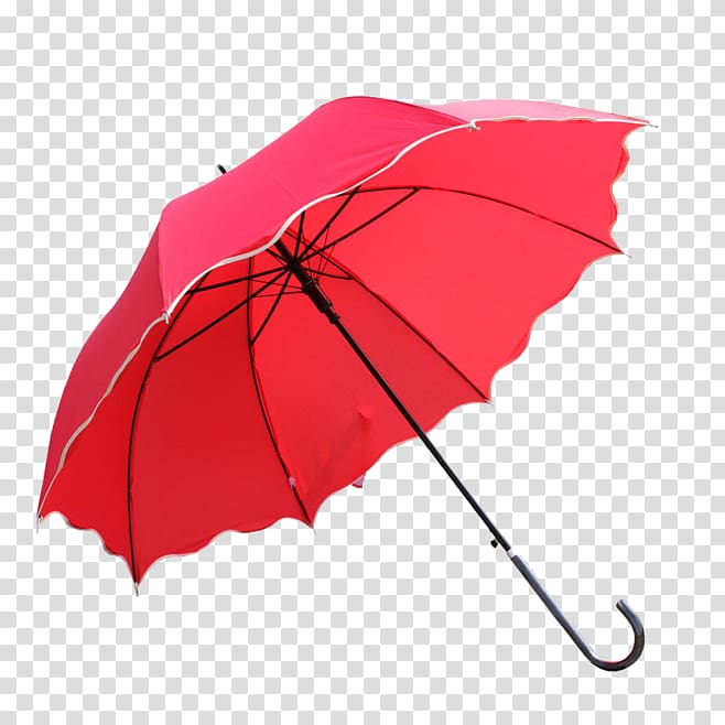Umbrella Handbag Red, Red Umbrella transparent background PNG clipart