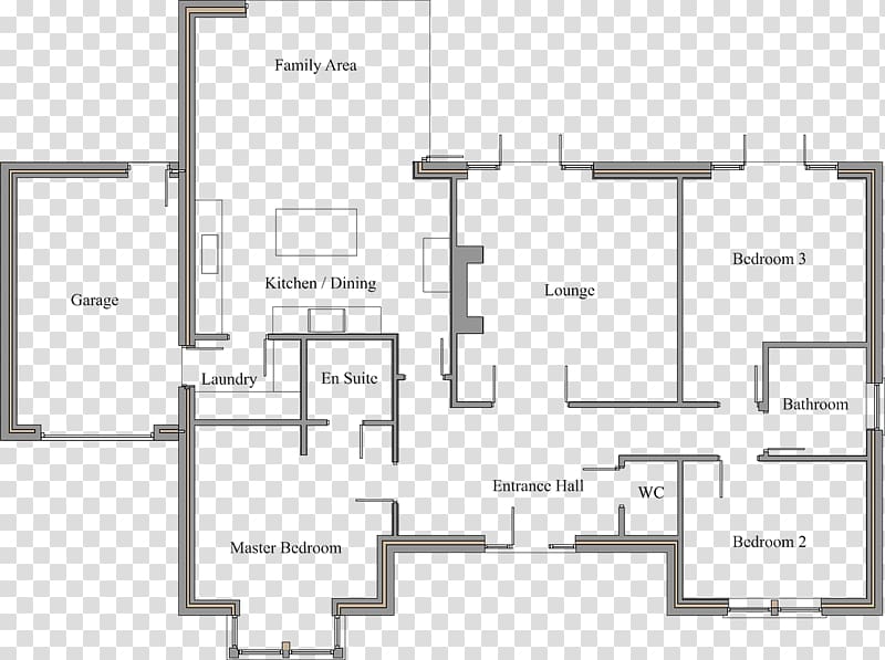 Floor plan Technical drawing, design transparent background PNG clipart
