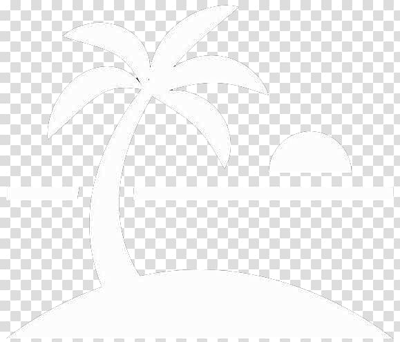 White Tree Font, palm tree island transparent background PNG clipart