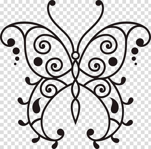 Sketch Tattoo Line art , butterfly tattoo transparent background PNG clipart
