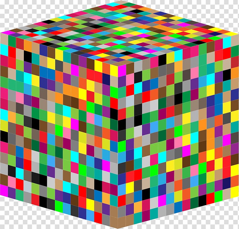 Cube Three-dimensional space , 3d people transparent background PNG clipart