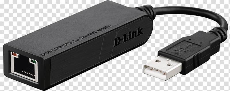 Laptop Network Cards & Adapters Fast Ethernet USB D-Link, Laptop transparent background PNG clipart