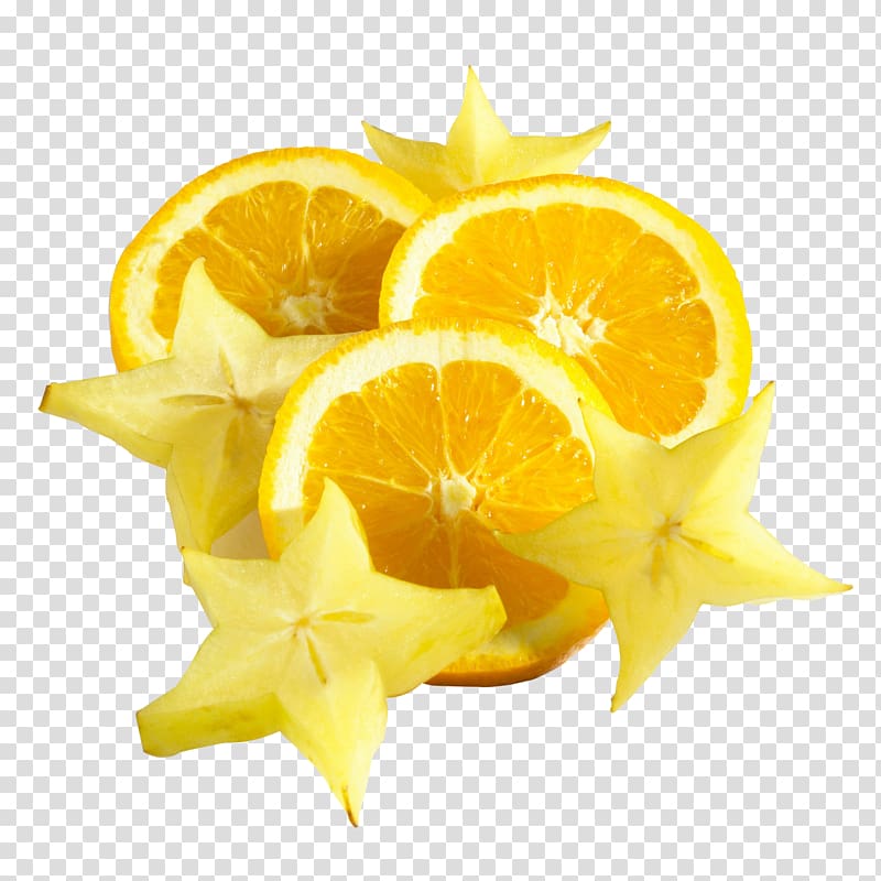 Lemon Carambola Orange Fruit, Fruit lemon transparent background PNG clipart
