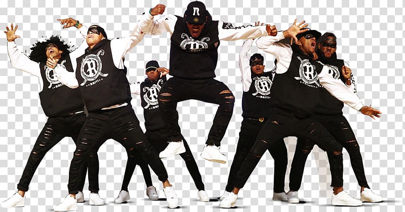 Hip-hop dance Performing arts Hip hop music, group dance transparent background PNG clipart