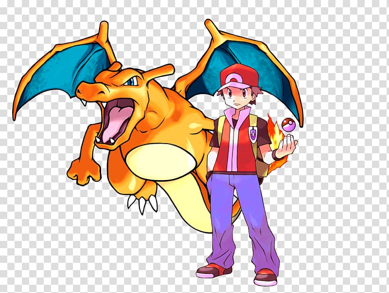 Pokemon Charizard illustration, Pokémon Sun and Moon Pokémon Red and Blue  Pokémon GO Pikachu, Pokemon, dragon, orange png