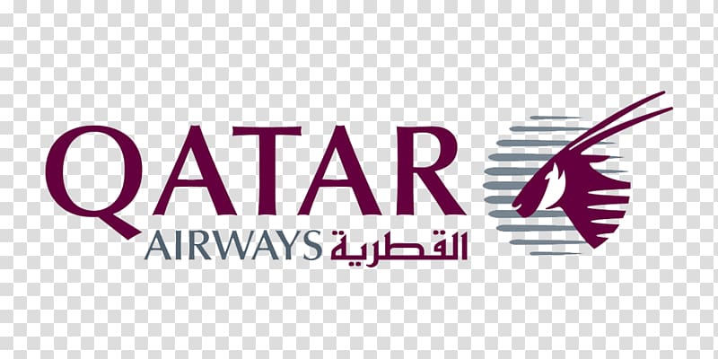 Qatar Airways Logo Aviation Airline, qatar airways logo transparent background PNG clipart