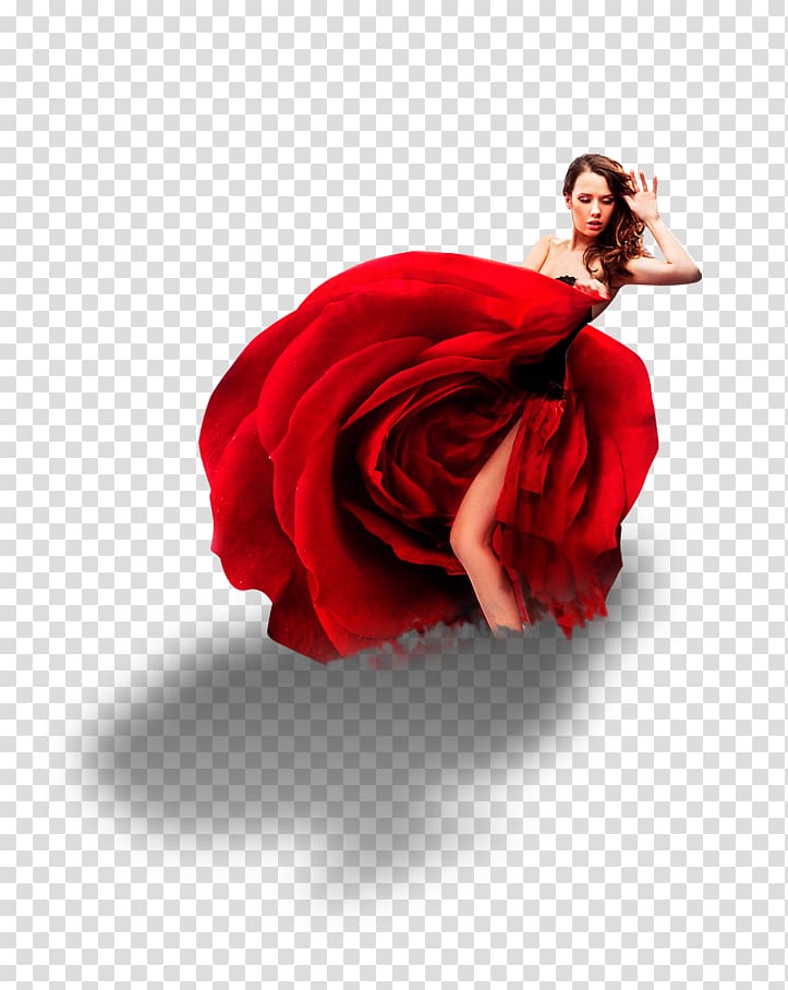 Andalusia Flamenco Dance Art Salsa, Red dress beautiful decorative patterns transparent background PNG clipart