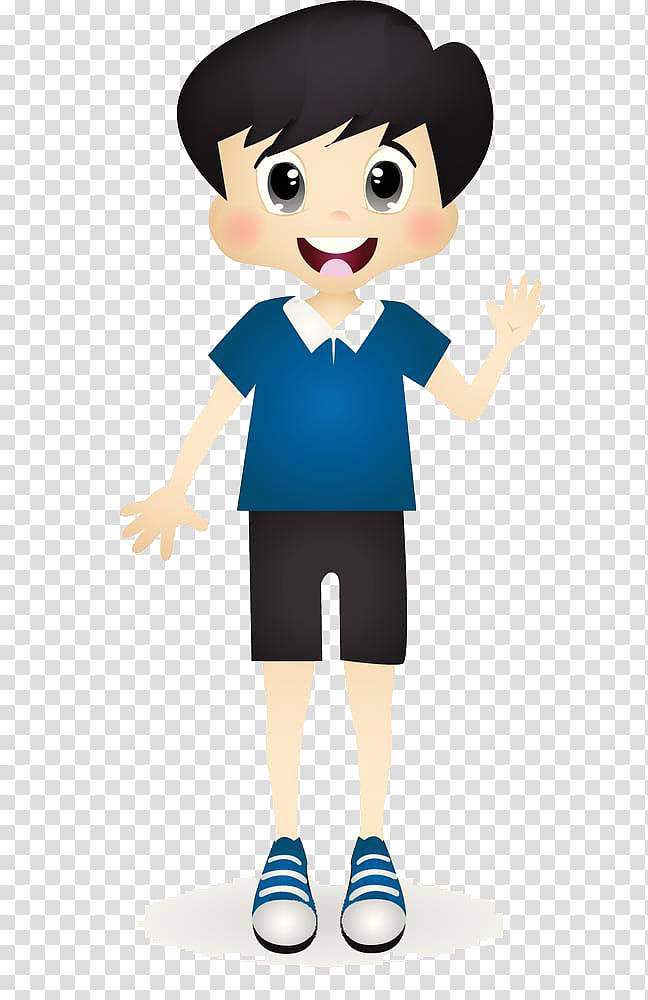 Drawing , Greeting boy transparent background PNG clipart