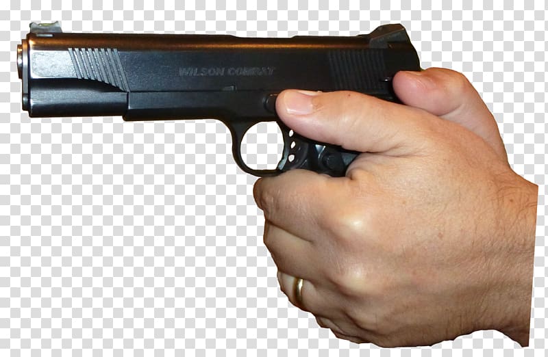Firearm Pistol Handgun , Gun In Hand transparent background PNG clipart