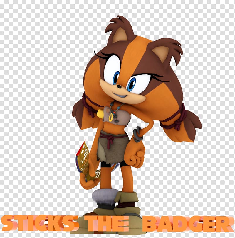 Sticks the Badger Sonic Boom Tails , others transparent background PNG clipart