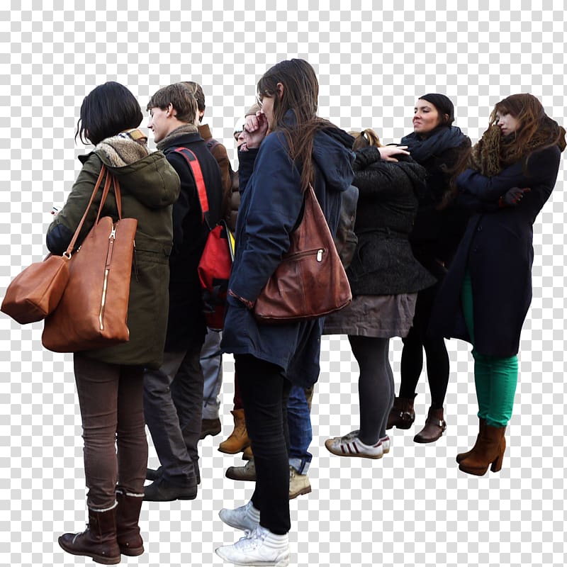 people standing on floor, Rendering SketchUp, People Group transparent background PNG clipart