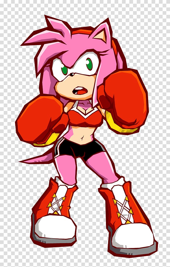 Amy Rose - Amy Rose Sonic Battle Sprites Transparent PNG