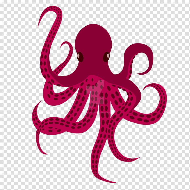 Enteroctopus dofleini T-shirt , octapus transparent background PNG clipart