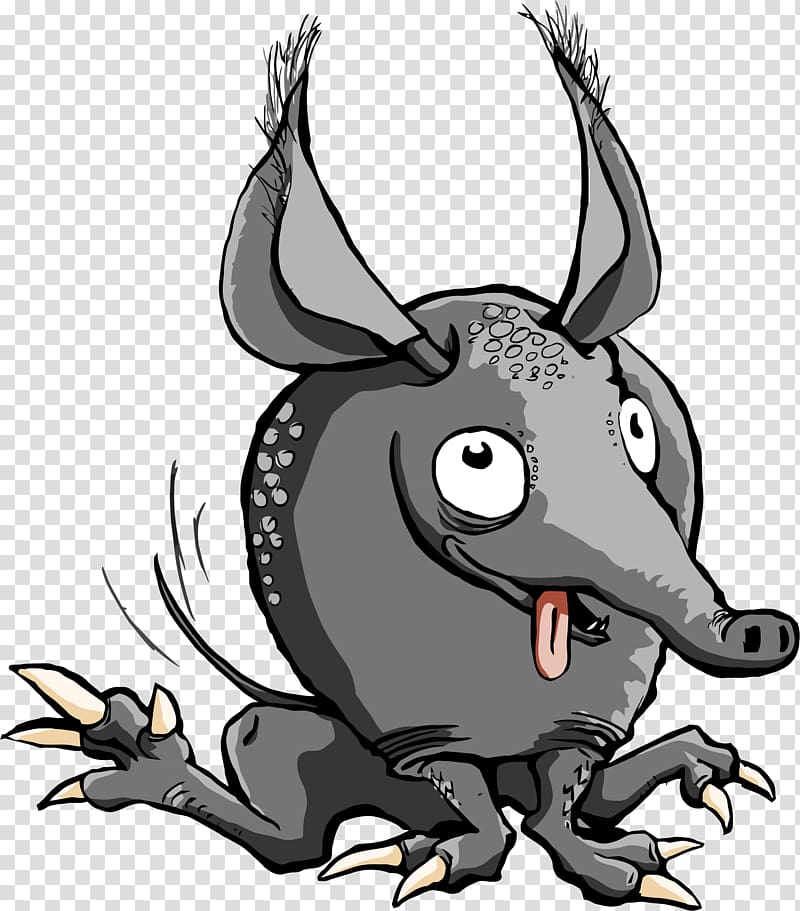 Nine-banded armadillo Animal Armour , cartoon transparent background PNG clipart