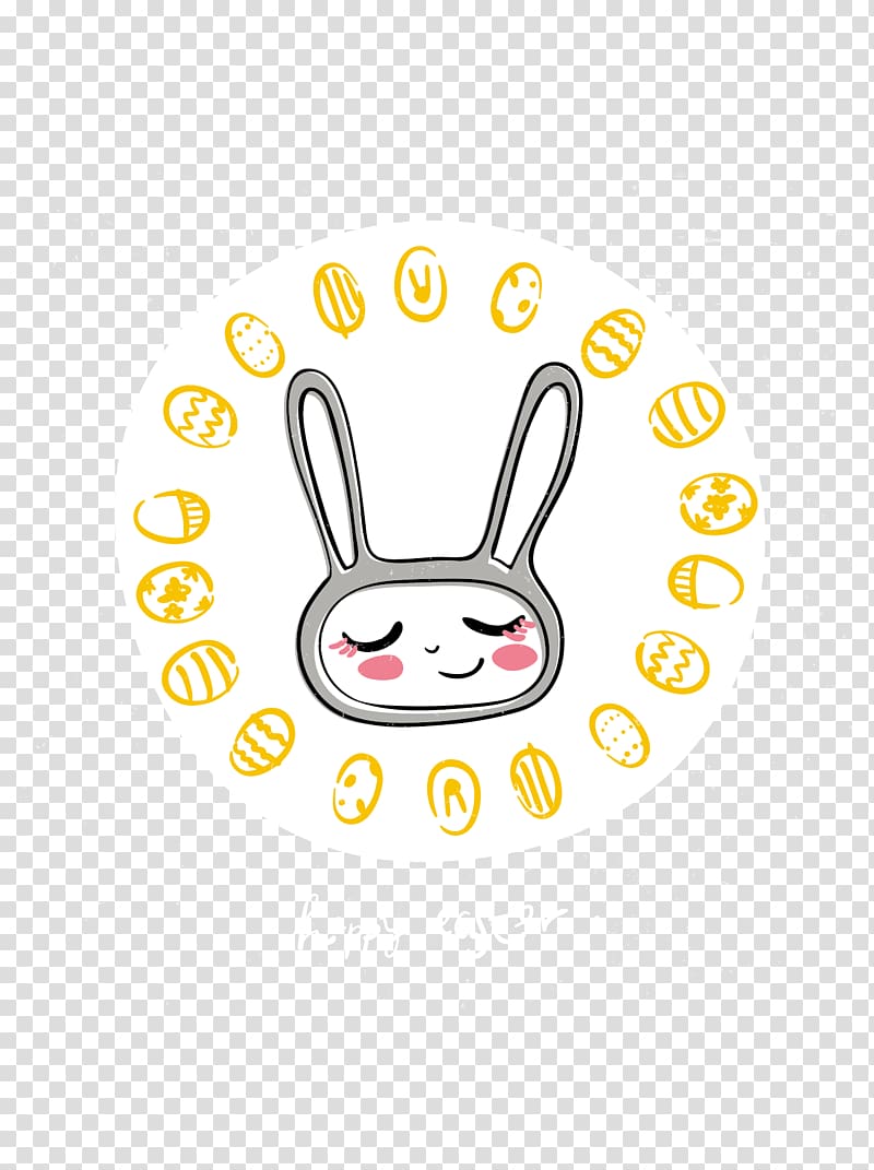 Easter Bunny Rabbit Icon, Easter graffiti transparent background PNG clipart