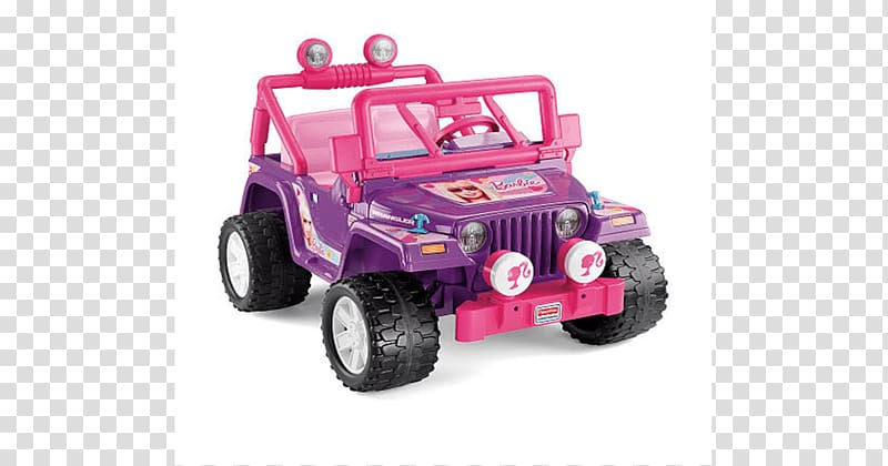 Model car Jeep Wrangler Power Wheels, car toys transparent background PNG clipart