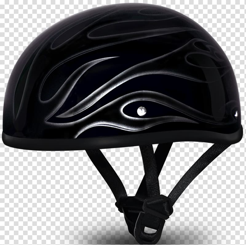 Motorcycle Helmets Motorcycle accessories Harley-Davidson, flame skull pursuit transparent background PNG clipart