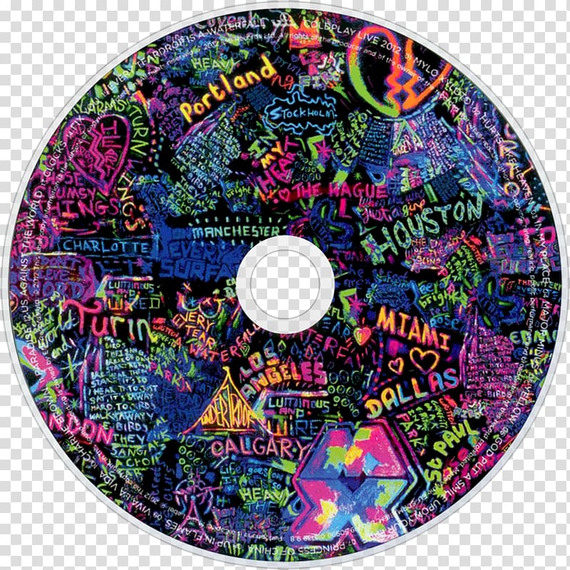 Compact disc DVD Coldplay Live 2012 Keep case, dvd transparent background PNG clipart