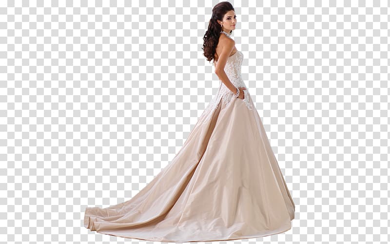 Wedding dress Evening gown, dress transparent background PNG clipart