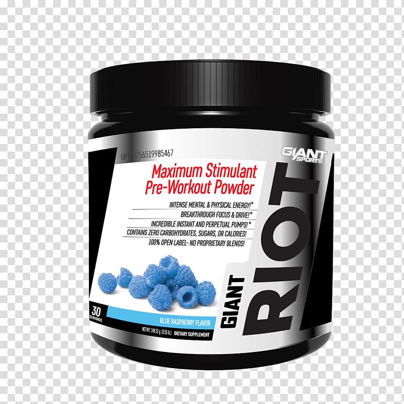 Bodybuilding supplement Dietary supplement Sports riot Protein, blue raspberry transparent background PNG clipart