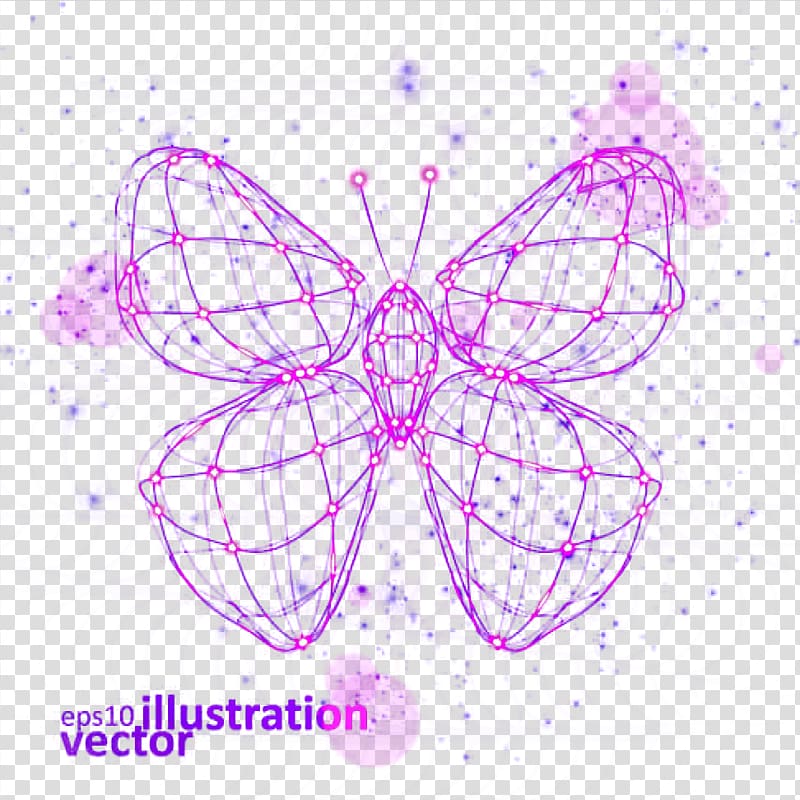 Butterfly Light, Butterfly light effect transparent background PNG clipart