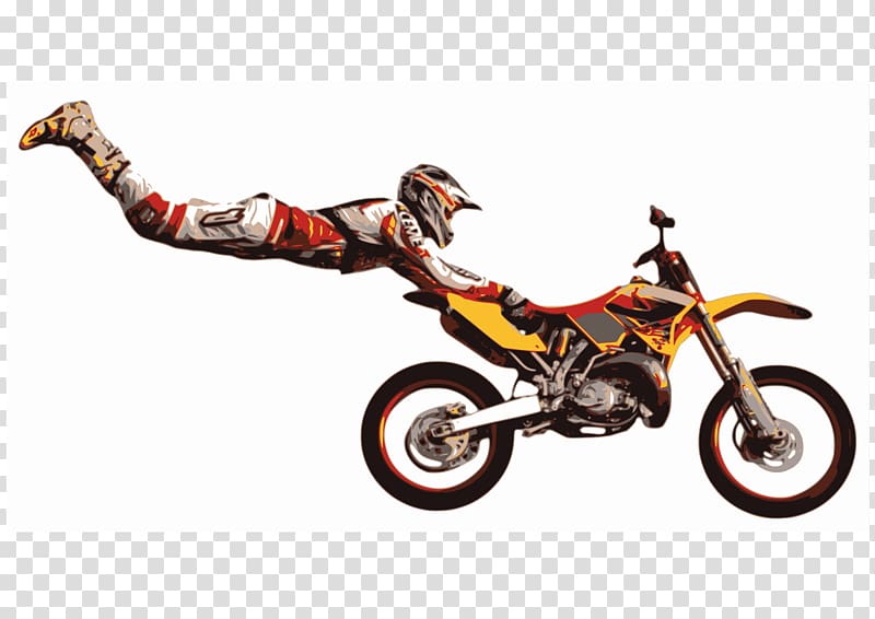 Motorcycle stunt riding Bicycle Motocross, motorcycle transparent background PNG clipart