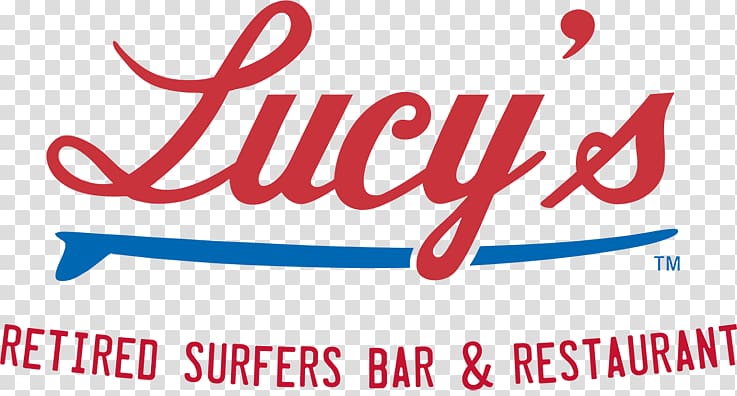 Lucy\'s Retired Surfers Bar & Restaurant Cocktail Logo, Western Restaurant transparent background PNG clipart
