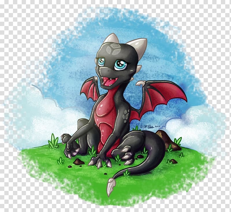 Cat Tail Animated cartoon, little Dragon transparent background PNG clipart