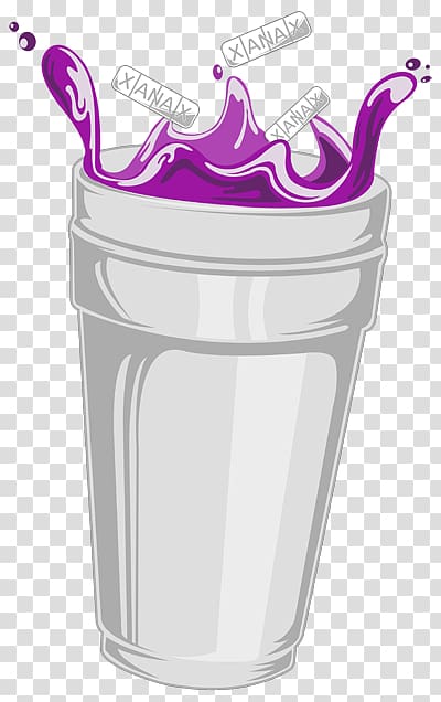 white cup illustration, Purple drank Desktop Codeine Mobile Phones, Cup transparent background PNG clipart