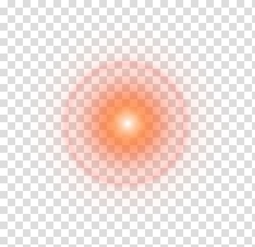 orange glowing light effect element transparent background PNG clipart