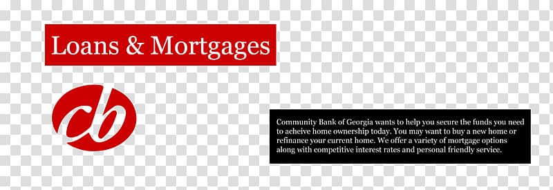 Community Bank of Georgia Loan Officer Mortgage loan, bank transparent background PNG clipart