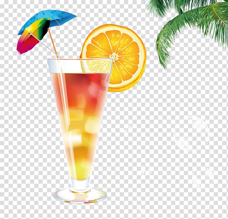 Cocktail Juice Mojito Screwdriver Tequila Sunrise, Glass of lemonade transparent background PNG clipart