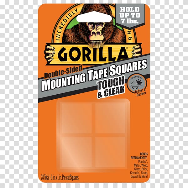 Adhesive tape Gorilla Glue Double-sided tape Gorilla Tape, Double Sided Letterhead transparent background PNG clipart