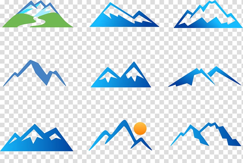 Mountain Euclidean Icon, sunrise transparent background PNG clipart