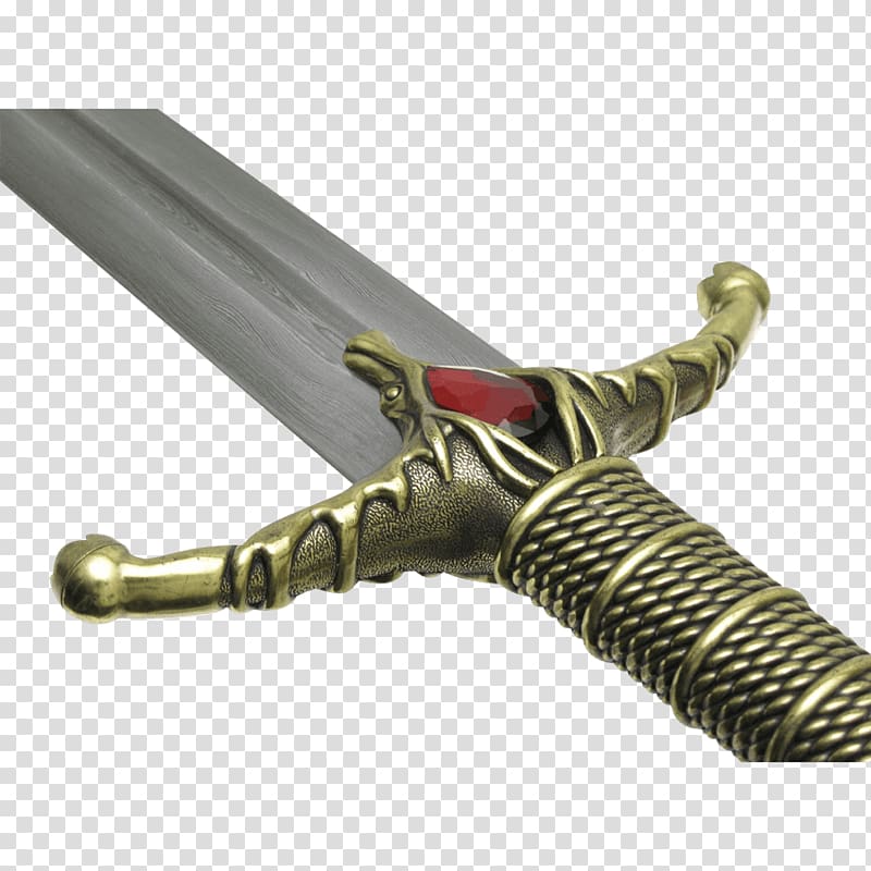 Sword House Lannister Tywin Lannister Damascus steel Family, Sword transparent background PNG clipart
