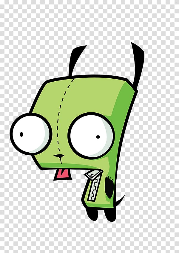 GIR Animated cartoon Drawing Invader Zim, illustrator behance transparent background PNG clipart