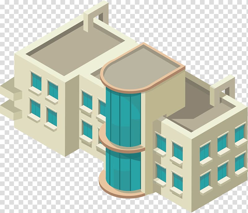 Office Building Computer file, Office model transparent background PNG clipart