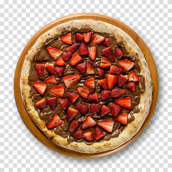 Strawberry pie Pizza Brigadeiro Breakfast, pizza transparent background PNG clipart
