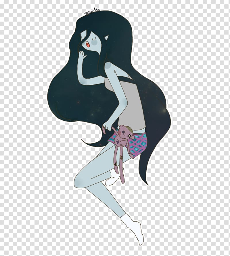 Marceline the Vampire Queen Drawing Character, good night transparent background PNG clipart
