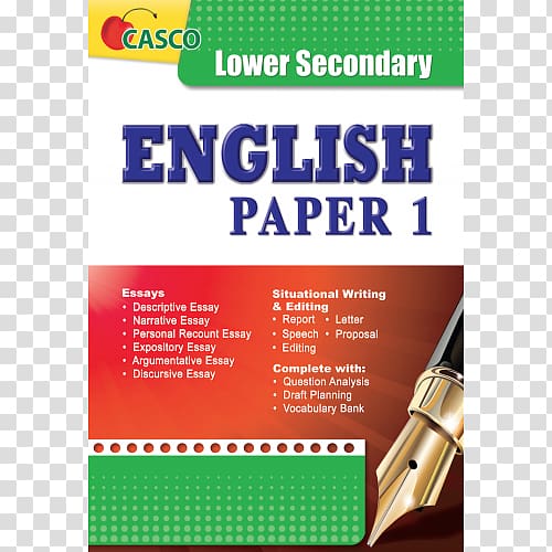 Paper Essay Book National Secondary School, book transparent background PNG clipart