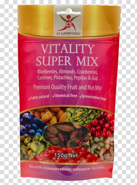 Organic food Muesli Superfood Raw foodism Goji, mix dry fruit transparent background PNG clipart